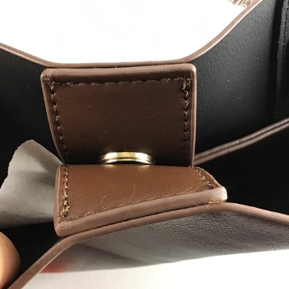 Montana West Satchel Vegan Leather Handbag (Large Size) Brown - Picture 9 of 12